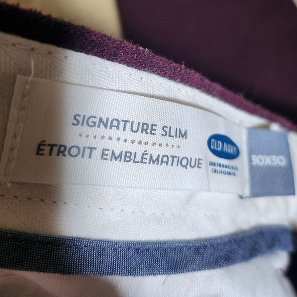 Old Navy Signature Slim Pants - Picture 2 of 2